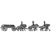 Caisson set - 6 horse, galloping (18mm)