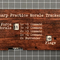 Force Morale Tracker (Sharp Practice) (TTR)