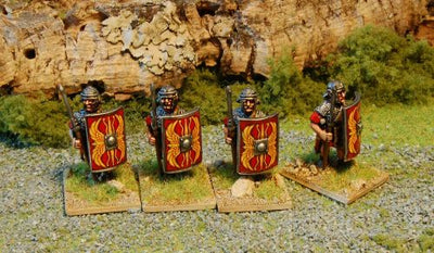 NEW RELEASE -  Legionaries Marching - Mail (28mm)