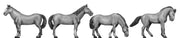 Horse, standing (28mm)