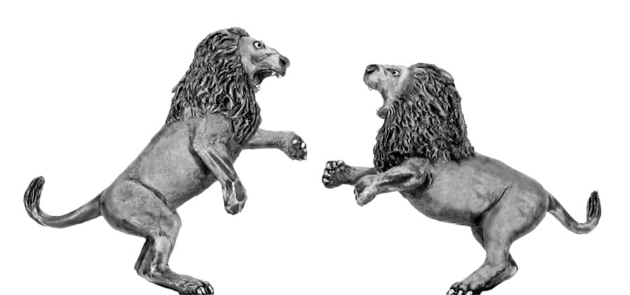 Lions fighting (28mm)