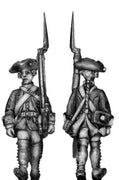 1756-63 Saxon Musketeer, march-attack (28mm)