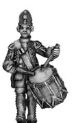 1756-63 Saxon Fusilier drummer, marching (28mm)