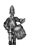 1756-63 Saxon Grenadier drummer, marching (28mm)