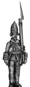 1756-63 Saxon Guard Grenadier standing at attention (28mm)