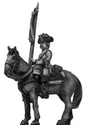 1756-63 Saxon Cuirassier standard bearer (28mm)