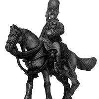 1756-63 Saxon Hussar Officer pelisse & colpack (28mm)