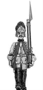 1761-78 Saxon Grenadier in Austrian bearskin, NCO, marching (28mm)