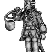 Arquebusiers de Grassin 1744-49 horn blower (28mm)