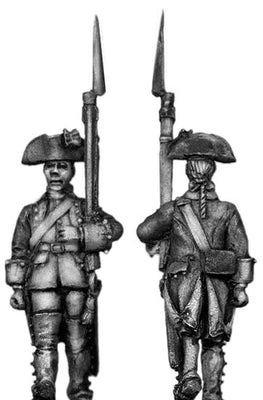 Dutch Musketeer, march-attack, coat with cuffs and lapels (28mm)