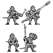 Gnomish gun team - assistants for 100AVB01 (28mm)