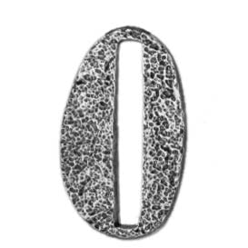 Standard small oval bases, slotted, textured (28mm)