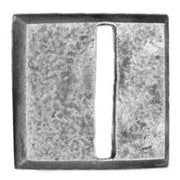 20mm square, horizontal slot, textured (28mm)