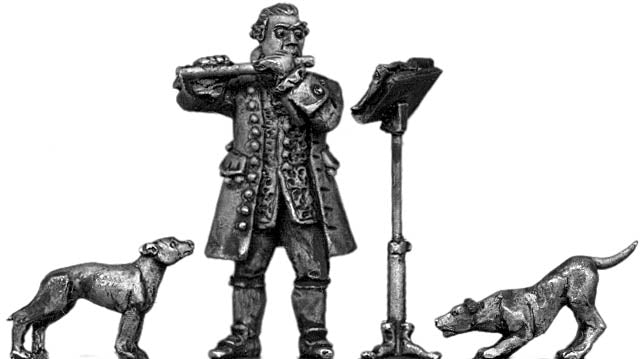 Frederick the Great playing the flute (28mm)