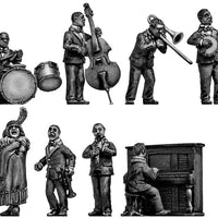 1920s Jazz Band - 8 figure set (28mm)