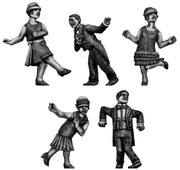 1920s Jazz Dancers - 5 figure set (28mm)