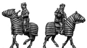 Mounted Crossbowman on barded horse (28mm)