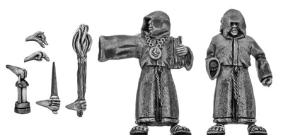 Generic robed follower/monk with assorted accoutrements (28mm)
