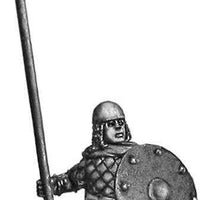 Carolingian horseman dismounted (28mm)