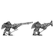 Winged, fezzed monkey with firearm, angel wings (28mm)