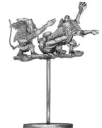 Flying carpet, with angel winged monkey crew (28mm)
