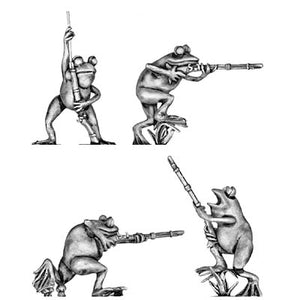 Pond Wars Frog with musket (28mm)