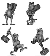 Pond Wars Frog with mallet (28mm)