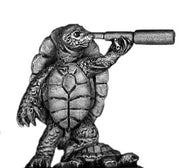 Pond Wars Turtle officer with telescope (28mm)