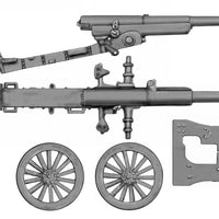 French 75mm Artillery Piece (28mm)