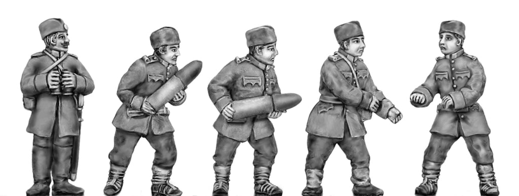 Serbian Artillery Crew (28mm)