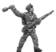 Bulgarian Infantry, throwing grenade (28mm)