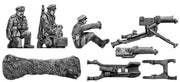 Bulgarian MG 0.8 and Crew (28mm)