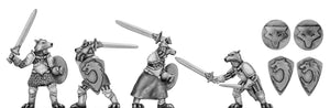 Wolf Order warrior with broadsword (28mm)