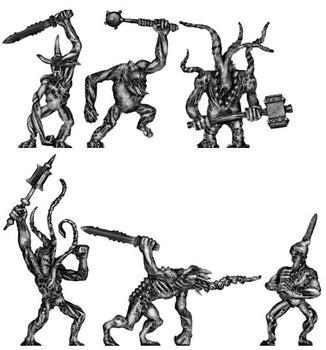 Daemons with weapons (28mm)
