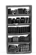 Mad Doctor reference library bookcase (28mm)