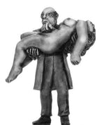 Fishmen leader with victim (28mm)