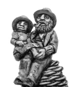 Fishmen Elder Cradling Infant (28mm)