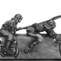 Mad Maximillian Tandem Hog and crew, grenade lance armed (28mm)