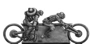 Mad Maximillian Tandem Hog and crew, flame thrower armed (28mm)