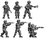 Afghan National Police in helmets (28mm)