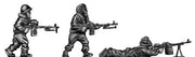 1980's Soviet soldier in NBC suit with PK machinegun (28mm)