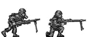 German Bundeswehr in gasmask, MG-3 Machinegun (28mm)