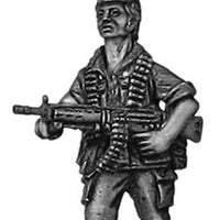 1970s Portuguese (Africa) Infantry with HK-21 squad MG (28mm)