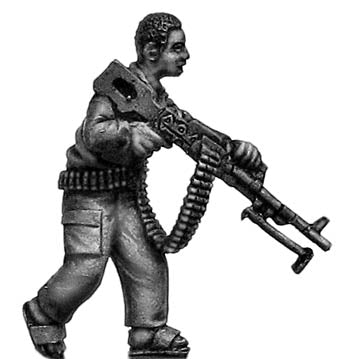 Somali gunman with PK LMG (28mm)