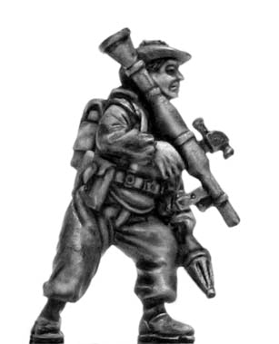 Mechanised infantry in boonie hat with RPG (28mm)