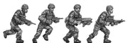 British advancing, helmet - four figure set (28mm)