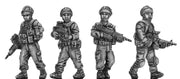 British patrolling, helmet - four figure set (28mm)