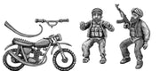 Afghans on Motor Bike with AK47 (28mm)