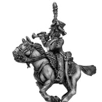 1806 French Chasseur trumpeter, charging (28mm)