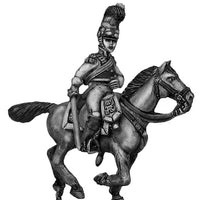 1812 Kürrassier-Regiment von Zastrow officer at charging (28mm)
